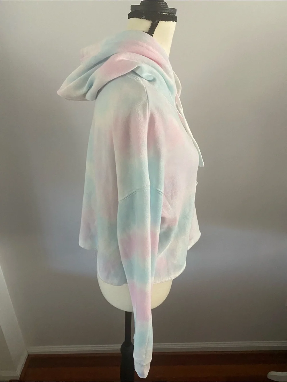 5 kings crop tye dye hoodie size Small/medium   NWT - Picture 4 of 7